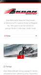 Mobile Screenshot of kranmotocykle.pl